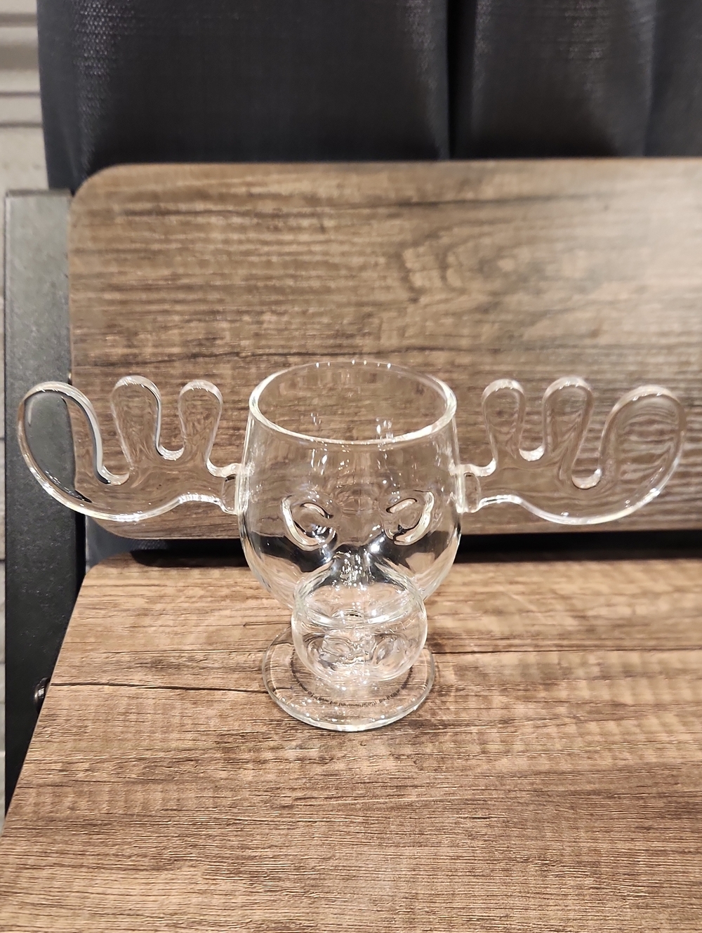 Moose-Shaped Glass Mug - Clear Glass Drinkware